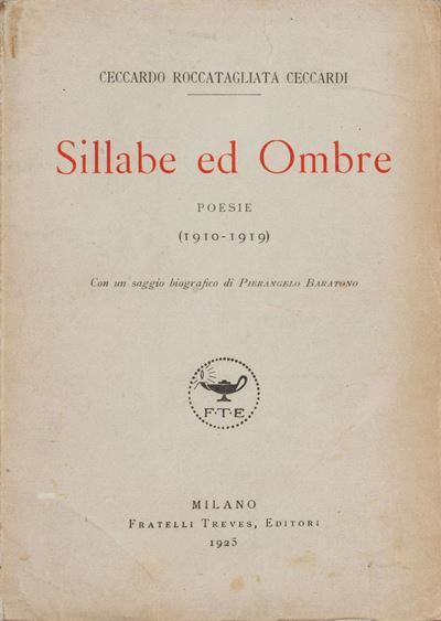Sillabe ed Ombre. Poesie