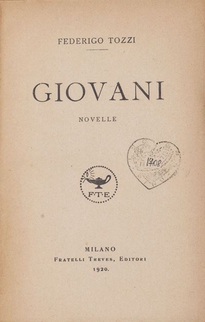 Federigo Tozzi, Giovani