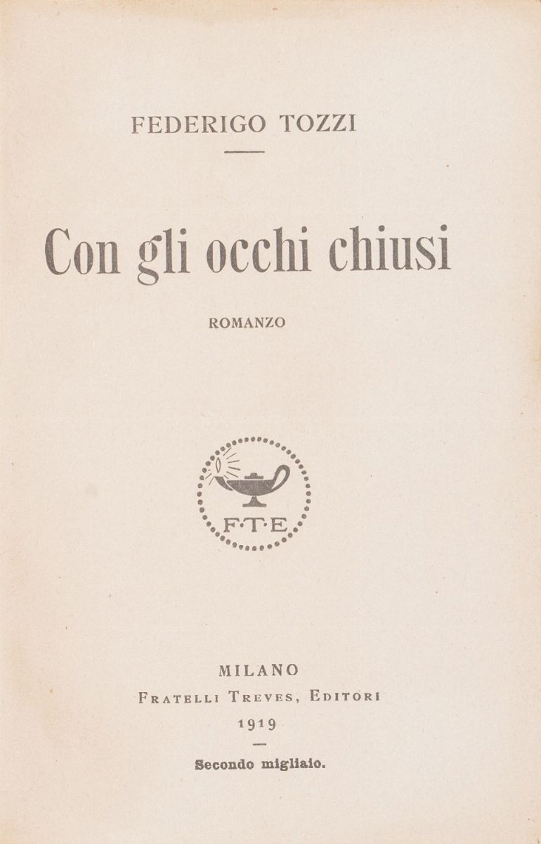 Tozzi, Federigo - Gli egoisti