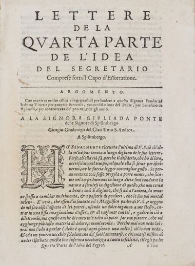 Lettere del Signor Torquato Tasso Non Più Stampate