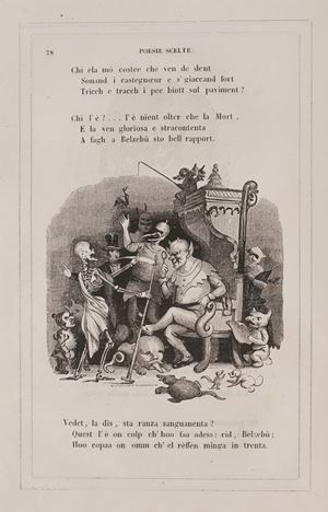 Poesie scelte in dialetto milanese di Carlo Porta e Tommaso Grossi. Edizione illustrata da F. Gonin, P. Riccardi, L. Sacchi ed altri artisti