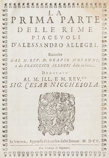 La Prima [quarta] Parte delle Rime Piaceuoli