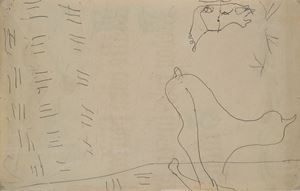 Licini Osvaldo - Amalassunta, 1949
disegno a matita
35x22
