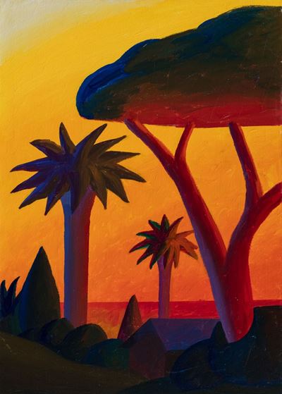 Ottomania, olio su tela, 1993