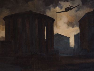 Roma - Tempio di Vesta, olio su tela, 2002