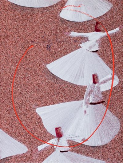 Turcata, olio su linoleum, 1997