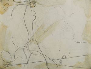 Licini Osvaldo - Angelo ribelle, 1951
disegno a matita
30