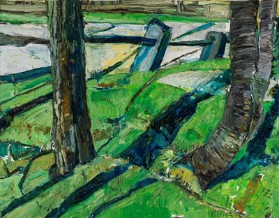 Sottobosco, olio su tela, 1993