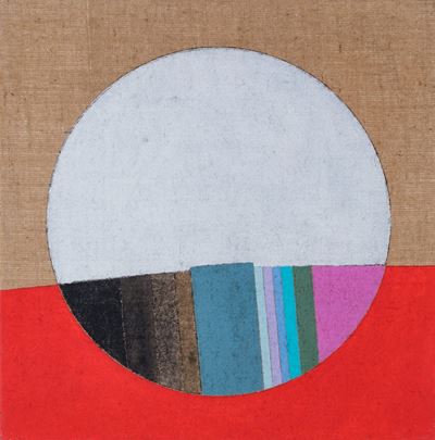 Bianco e rosso, olio su tela, 1985
