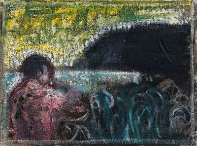 Tramonto, olio su tela, 1996