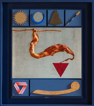 Berenice, tecnica mista e collage su legno