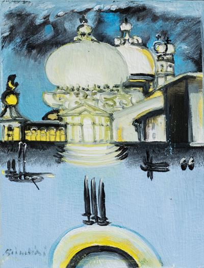 Venezia, 1985 - olio su tela cm 43 x 33