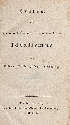 System Des Transscendentalen Idealismus