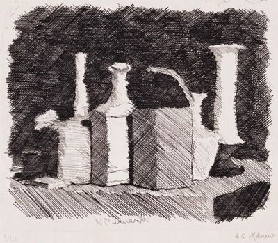 Natura Morta con Sei Oggetti, 1930
