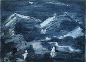 Landscape with mountains