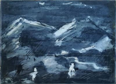 Paesaggio con Montagne