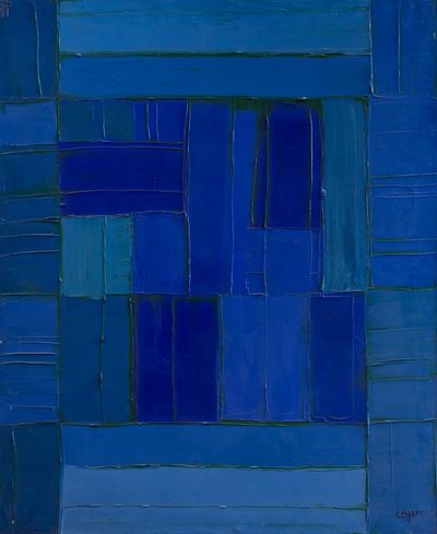Composizione, olio su tela, 1968