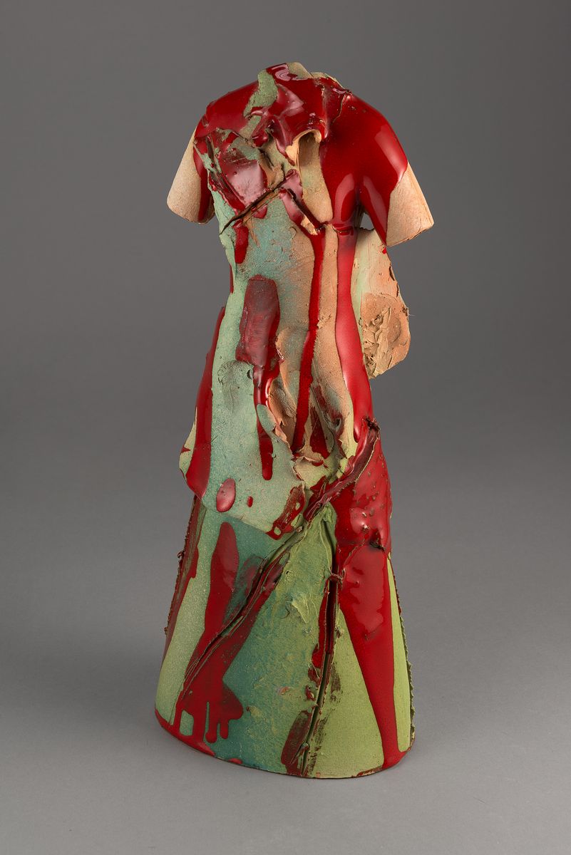 Giosetta Fioroni - Vestito, 2004, ceramica policromatica