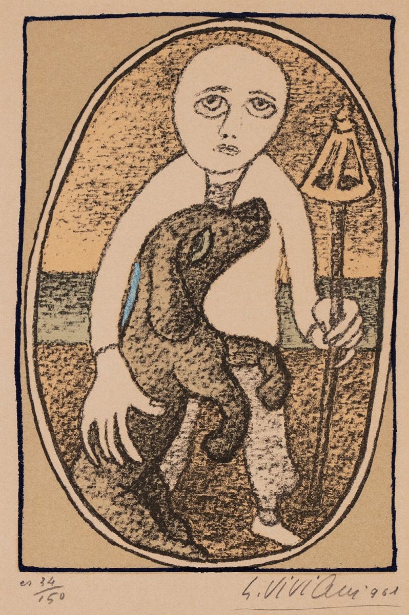 Giuseppe Viviani - Due Litografie, 1961
