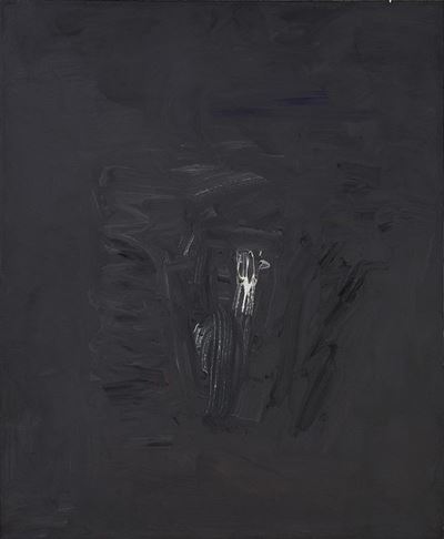 Senza titolo (1959), tecnica mista su tela