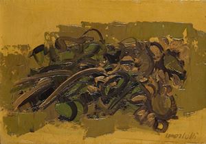 Girasoli, 1974 ca.
Olio su tela
32 x 45 