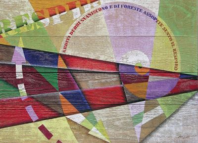Arditi dubbi svaniscono..., acrilico su legno, 2015
