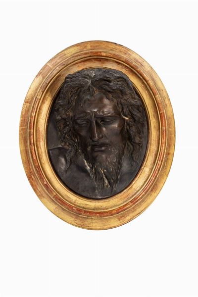 Rilievo in bronzo, Testa di San Giovanni Battista