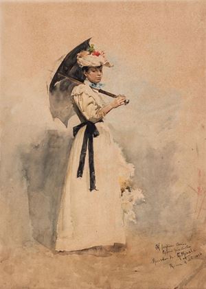 L'ombrello nero, 1896