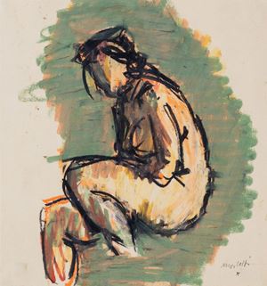 Morlotti Ennio - Bagnante, 1988