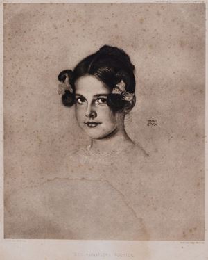 Ritratto di Mary, la figlia dell'artista