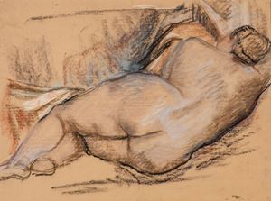 Ferrazzi Ferruccio - Nudo disteso, 1943
