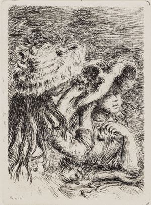 Le chapeau épinglé (La figlia di Berthe Morisot e sua cugina), (1894)
