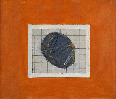 Concetto, 1964, olio su tela, 50x60 cm