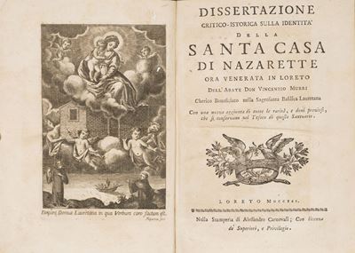 Dissertazione Istorica sulla Identità della Santa Casa di Nazarette Ora Venerata in Loreto