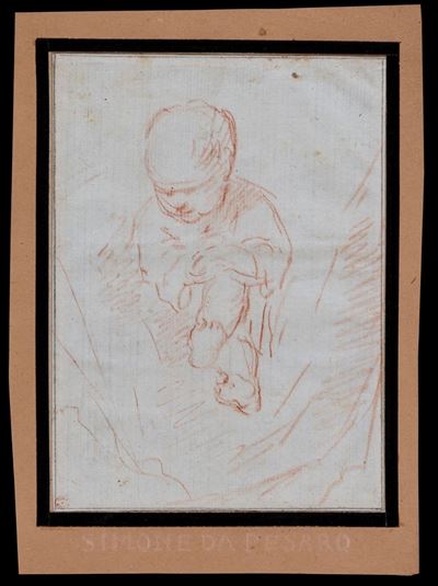 Simone Cantarini, Angelo che solleva un'anima dal Purgatorio e studi di Madonna che allatta il Ba...