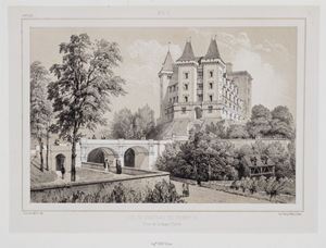 Gli album di Petit spesso sono assemblati con numeri diversi di tavole, il nostro esemplare ne contiene 24. Souvenir des Pyrenees. Vues prises aux environs des eaux thermales de Bagnères-de-Bigorre, Bagnères de-Luchon,... & Pau.