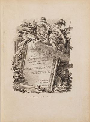 Recueil d’estampes gravées d’après les tableaux du cabinet de Monsigneur le Duc de Choiseul