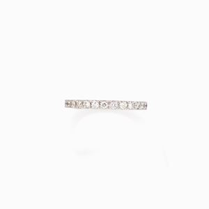 ANELLO IN DIAMANTI
a rivi&#233;re in oro bian