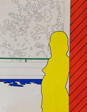 Figura di profilo, 1976