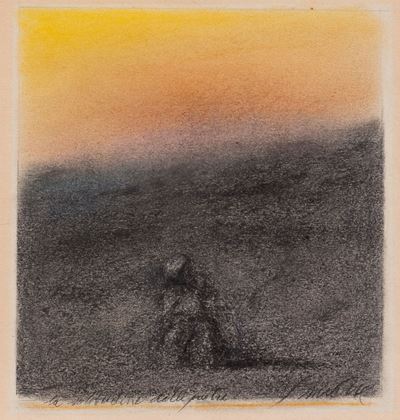 La solitudine delle pietre (1996), pastelli colorati su carta
