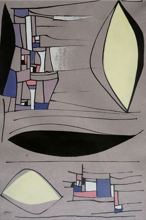 Dorazio Piero - Composizione, 1952