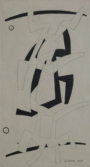 Dorazio Piero - Composizione, 1948