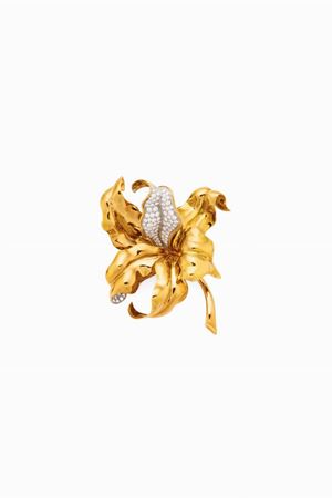 in oro bicolore 18kt e diamanti