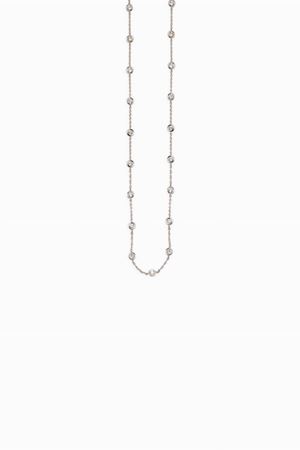 in oro bianco 18kt e diamanti