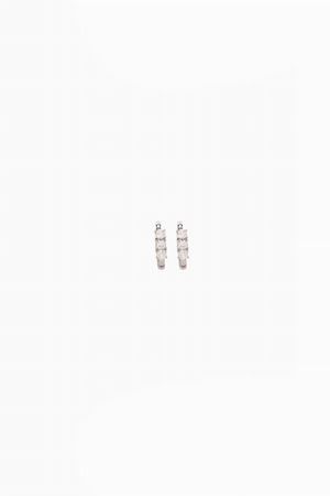 in oro bianco 18kt e diamanti