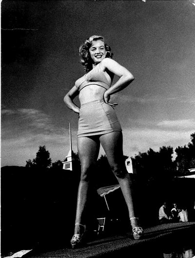 Marilyn, anni 1950, stampa vintage in gelatina d'argento