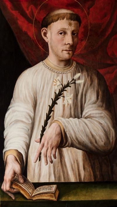 Scuola dell’Italia settentrionale, San Domenico (olio su tavola)