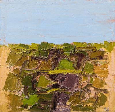 Rocce, olio su tela, 1985