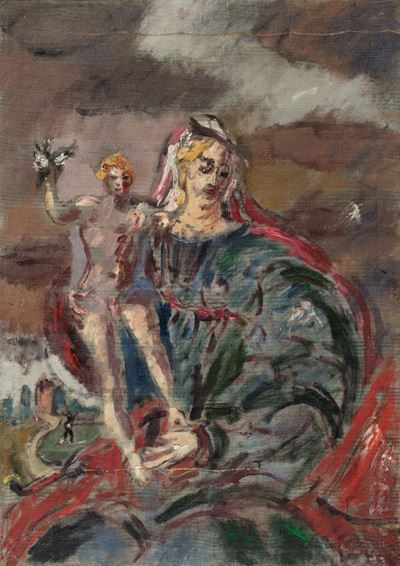 Madonna, olio su tela, 1935