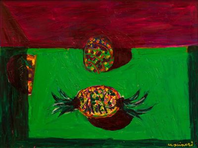 Natura morta, olio su tela, 1979